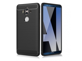 Huawei Mate 10 Pro Carbon Gummi Hülle TPU Case schwarz