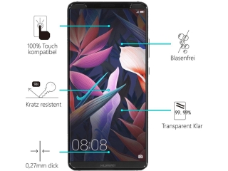 Huawei Mate 10 Pro Folie Panzerglas Screen Protector