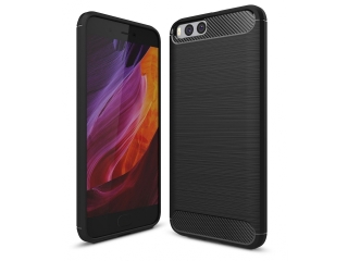 Xiaomi Mi 6 Carbon Gummi Hülle TPU Case schwarz