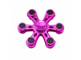 Fidget Spinner Six Star Flower - 6 Sternen Blume - pink