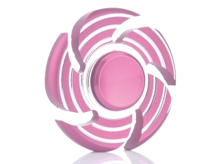 Wirbelwind Sturm Cyclone Premium Fidget Spinner aus Aluminium - rosa