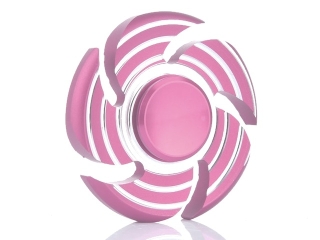 Wirbelwind Sturm Cyclone Premium Fidget Spinner aus Aluminium - rosa