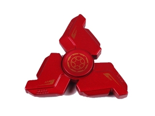 Super Heavy Duty Premium Fidget Spinner aus Stahl - rot