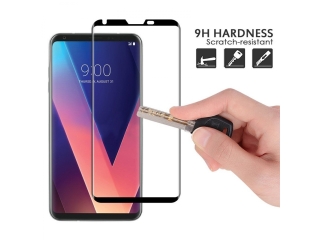 LG V30 100% Vollbild Panzerglas Schutzfolie 2.5D 9H