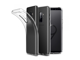 Gummi Hülle zu Samsung Galaxy S9+ flexibel dünn transparent thin clear