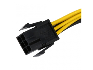 Grafikkarten Power Kabel - 6pin auf 8pin Adapter Kabel 12cm