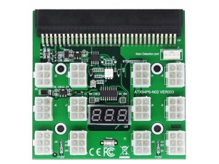 HP Netzteil Adapter für Crypto Mining - 12x 6-pin PCI-E Breakout Board