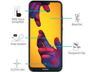 Huawei P20 Lite Folie Panzerglas Screen Protector