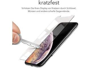 Apple iPhone XS Folie Panzerglas Screen Protector