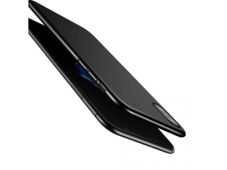 Baseus Extrem dünne iPhone Xs Max Hülle Ultra Thin 0.4mm schwarz matt
