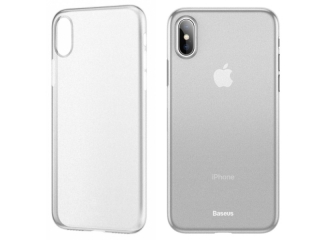 Baseus Extrem dünne iPhone Xs Hülle Ultra Thin 0.45mm transparent matt
