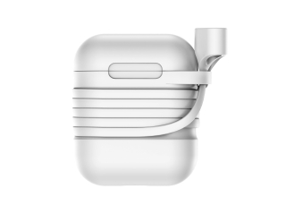 Baseus Silikon Case für Airpods & Kopfhörer Sicherheitsbändel hellgrau