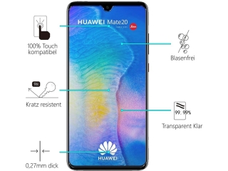 Huawei Mate 20 Folie Panzerglas Screen Protector