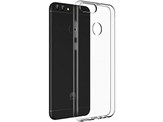 Huawei P Smart Gummi Hülle TPU Clear Case