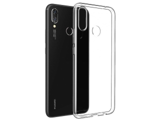 Huawei P Smart+ Gummi Hülle TPU Clear Case