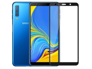 Samsung Galaxy A7 2018 100% Vollbild Panzerglas Schutzfolie 2.5D 9H