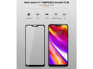 LG G7 ThinQ 100% Vollbild Panzerglas Schutzfolie 2.5D 9H
