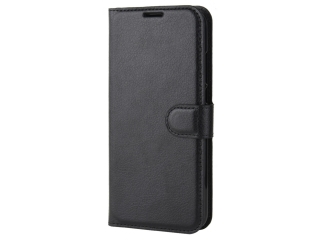 Honor View 20 Lederhülle Portemonnaie Karten Etui schwarz