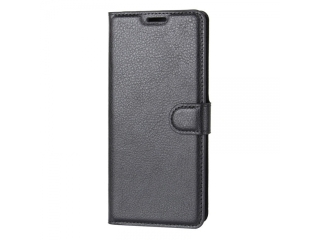 Xiaomi Mi 8 Lite Lederhülle Portemonnaie Karten Etui schwarz