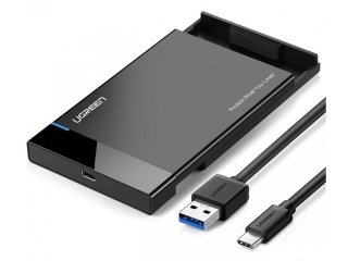 UGREEN USB 3.1 Typ-C HDD/SSD Gehäuse 2.5" Festplatte - schwarz