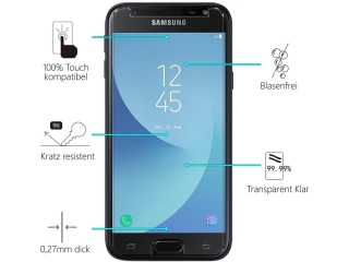 Samsung Galaxy J5 2017 Folie Panzerglas Screen Protector