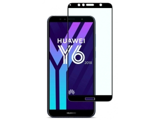 Huawei Y6 2018 100% Vollbild Panzerglas Schutzfolie 2.5D 9H