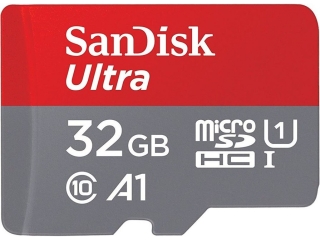 Sandisk Ultra microSD A1 32GB Class 10 für Smartphones & SD-Adapter