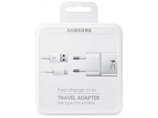 Samsung EP-TA20 Fast Charge Ladegerät 15W USB-C Kabel Retail weiss