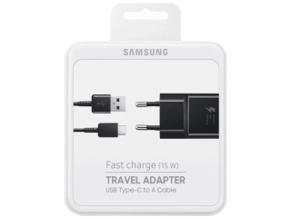 Samsung EP-TA20 Fast Charge Ladegerät 15W USB-C Kabel Retail schwarz