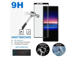 Sony Xperia 1 100% Vollbild Panzerglas Schutzfolie 2.5D 9H