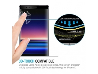Sony Xperia 10 Plus 100% Vollbild Panzerglas Schutzfolie 2.5D 9H