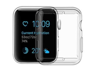 USAMS Apple Watch 40mm Full Protective Screen Soft Case 0.8mm Clear