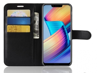 Honor Play Lederhülle Portemonnaie Karten Etui schwarz