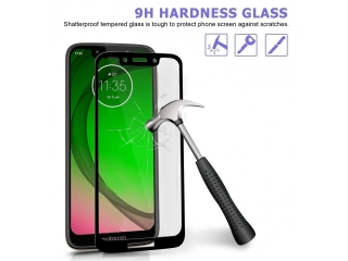 Motorola Moto G7 Play 100% Vollbild Panzerglas Schutzfolie 2.5D 9H