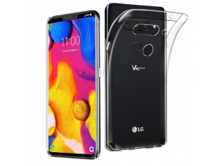 LG V40 ThinQ Gummi Hülle TPU Clear Case