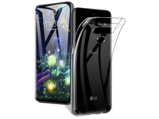 LG V50 ThinQ 5G Gummi Hülle TPU Clear Case
