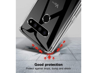 LG V50 ThinQ 5G Gummi Hülle TPU Clear Case