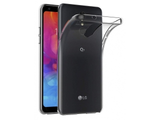 LG Q7+ Gummi Hülle TPU Clear Case