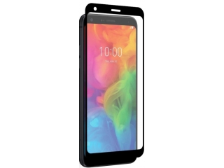 LG Q7+ 100% Vollbild Panzerglas Schutzfolie 2.5D 9H