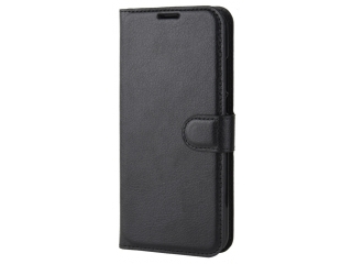 Google Pixel 2 XL Lederhülle Portemonnaie Karten Etui schwarz