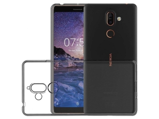 Nokia 7 Plus Gummi Hülle TPU Clear Case