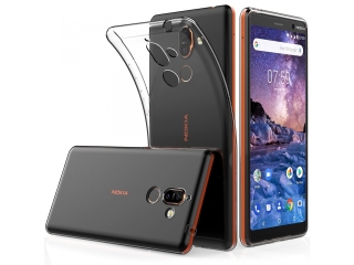 Nokia 7 Plus Gummi Hülle TPU Clear Case