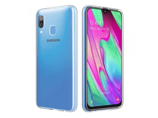 Samsung Galaxy A40 Gummi Hülle TPU Clear Case