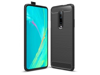 OnePlus 7 Pro Carbon Gummi Hülle TPU Case schwarz