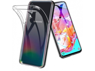Samsung Galaxy A70 Gummi Hülle TPU Clear Case