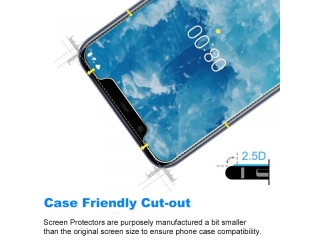 Nokia 8.1 Folie Panzerglas Screen Protector