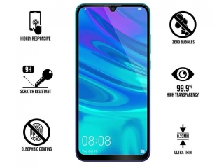 Huawei P Smart+ 2019 100% Vollbild Panzerglas Schutzfolie 2.5D 9H
