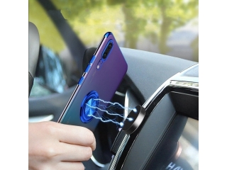 Samsung Galaxy A70 RingCase Hülle transparent schwarz