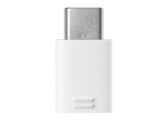 Samsung USB C auf Micro USB Adapter Konverter Stecker in weiss