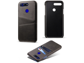 CardCaddy Honor View 20 Leder Backcase mit Kartenfächern schwarz